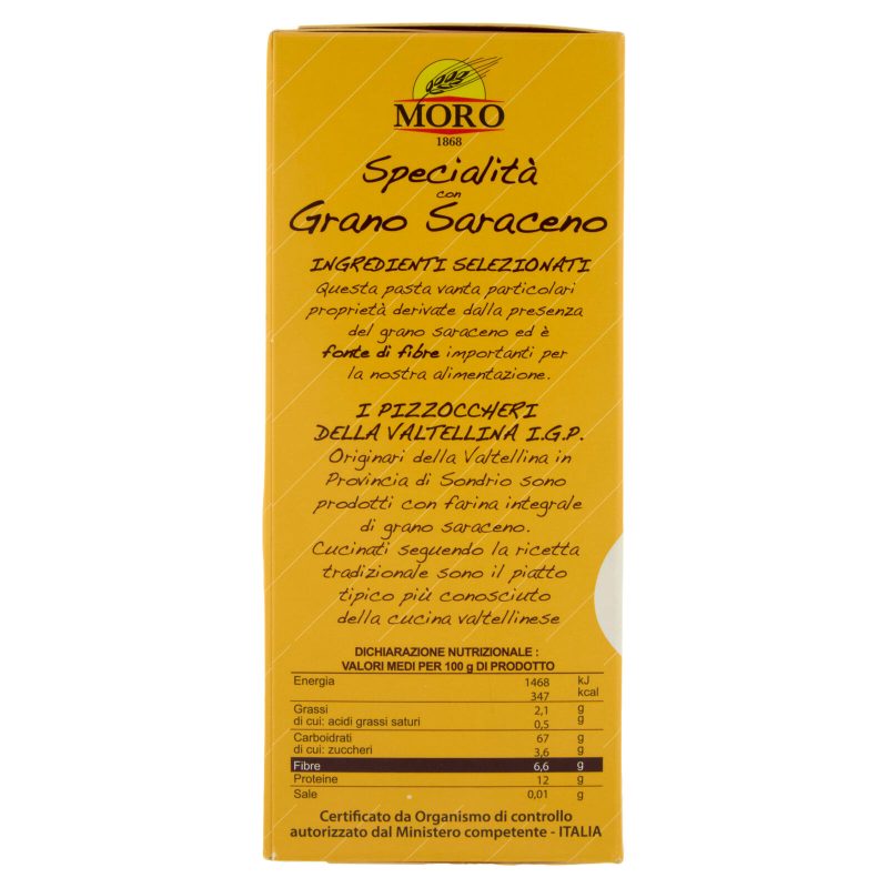 Moro Pizzoccheri della Valtellina I.G.P. Gnocchetto 500 g