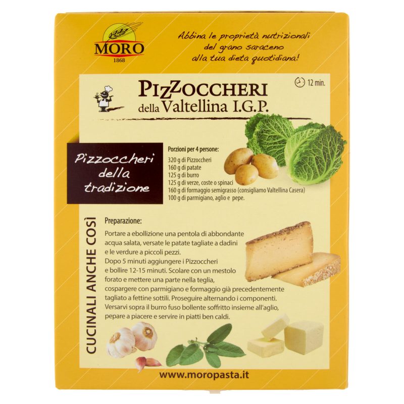 Moro Pizzoccheri della Valtellina I.G.P. Gnocchetto 500 g