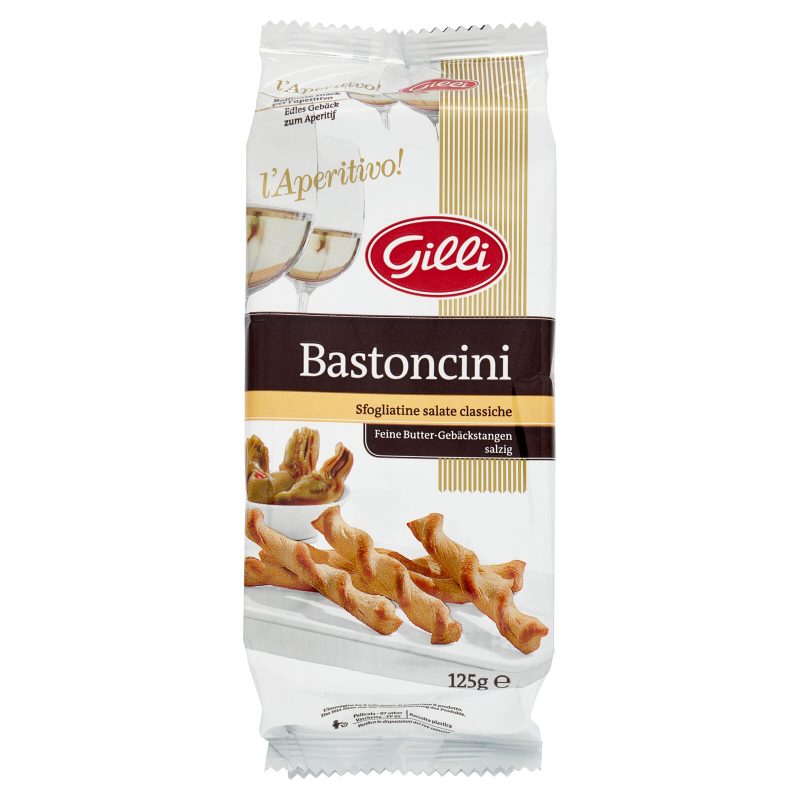 Gilli l'Aperitivo! Bastoncini Sfogliatine salate classiche 125 g