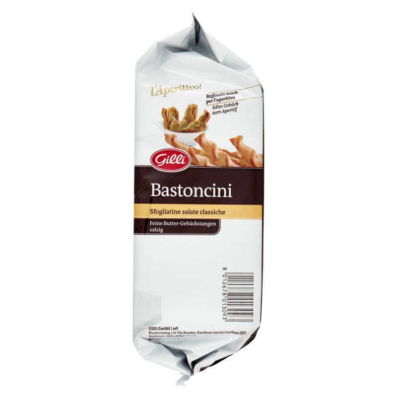 Gilli l'Aperitivo! Bastoncini Sfogliatine salate classiche 125 g