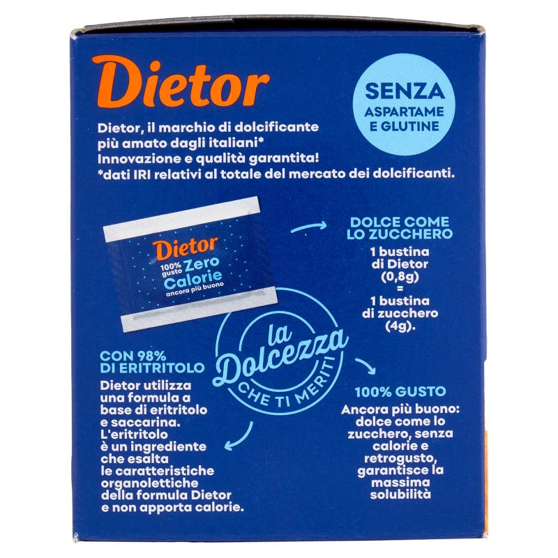 Dietor Zero Calorie Bustine 40 x 0,8 g