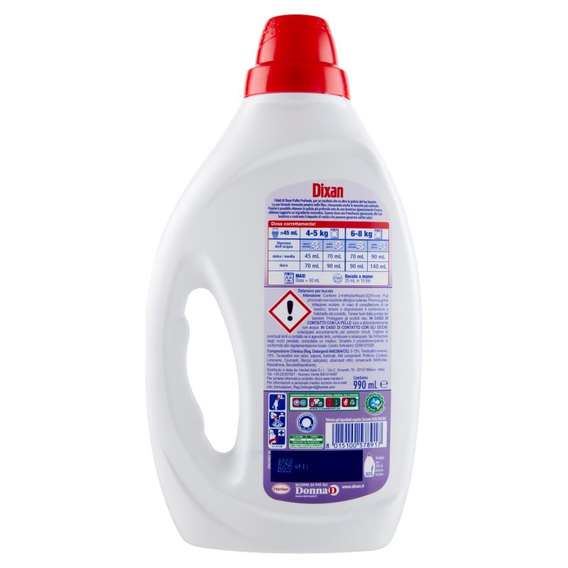 DIXAN Liquido Lavanda 22 Lavaggi 990 ml