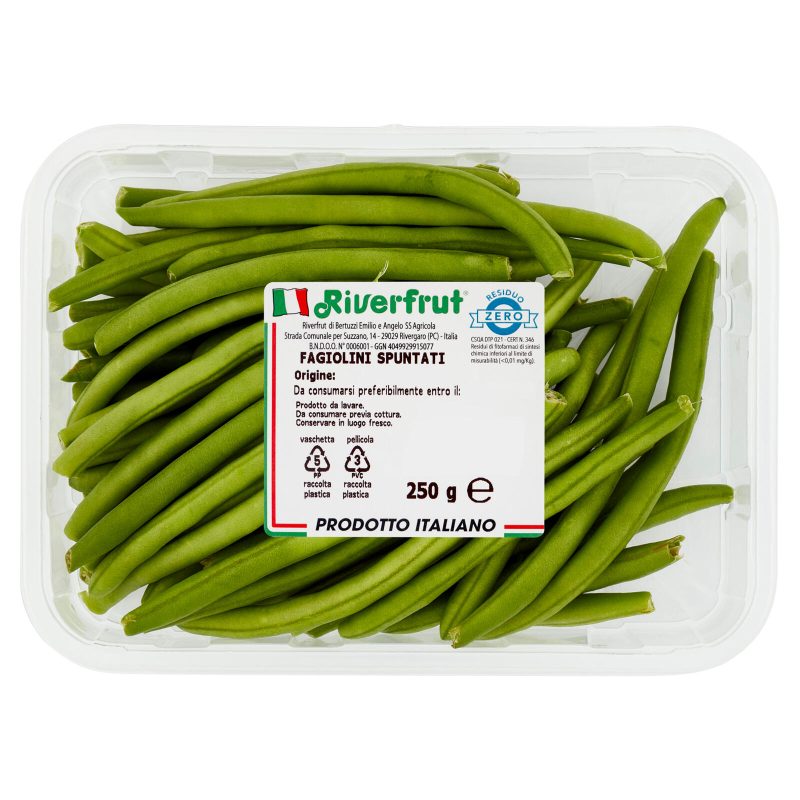 Riverfrut Fagiolini Spuntati 250 g