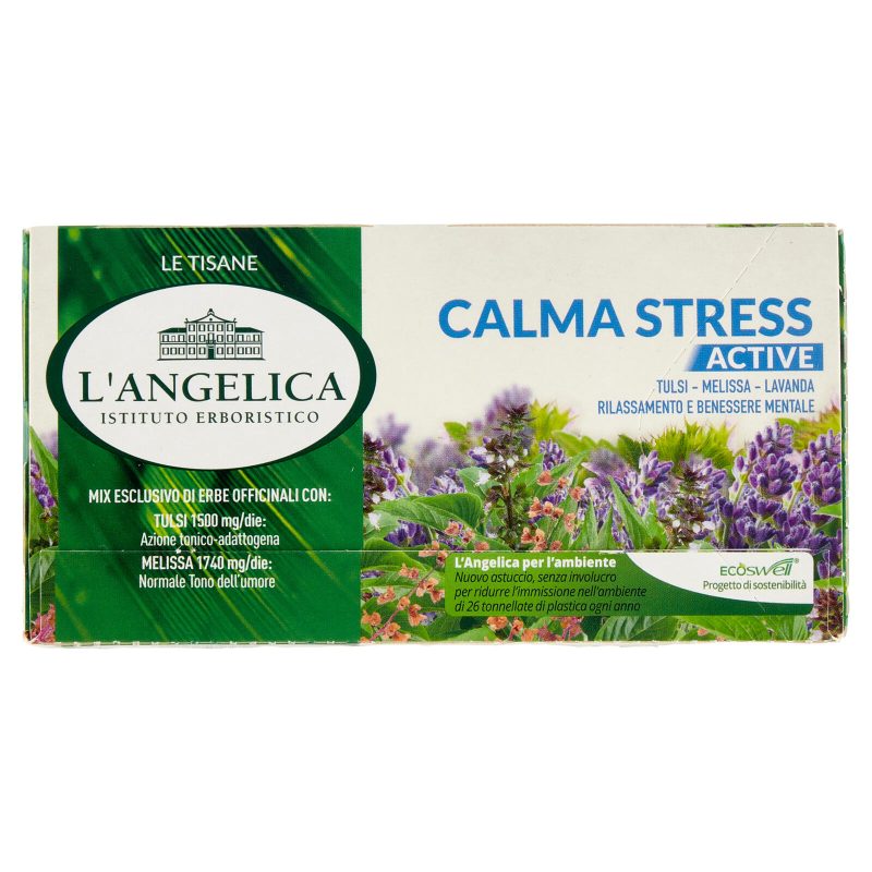 L'Angelica Le Tisane Calma Stress Active 18 Filtri 34,2 g