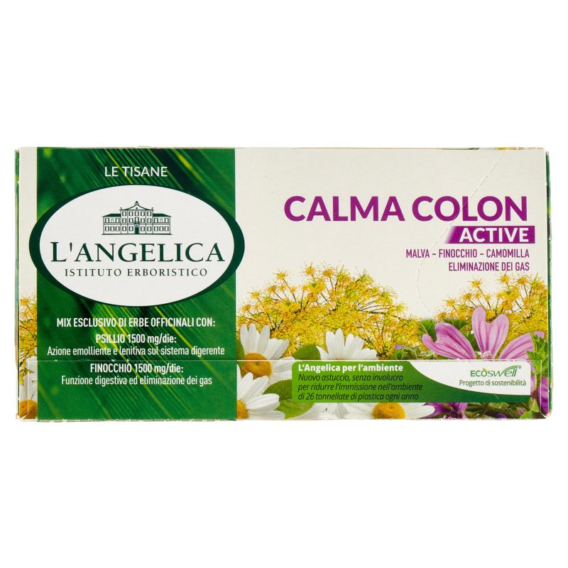 L'Angelica Le Tisane Calma Colon Active 18 Filtri 34,2 g