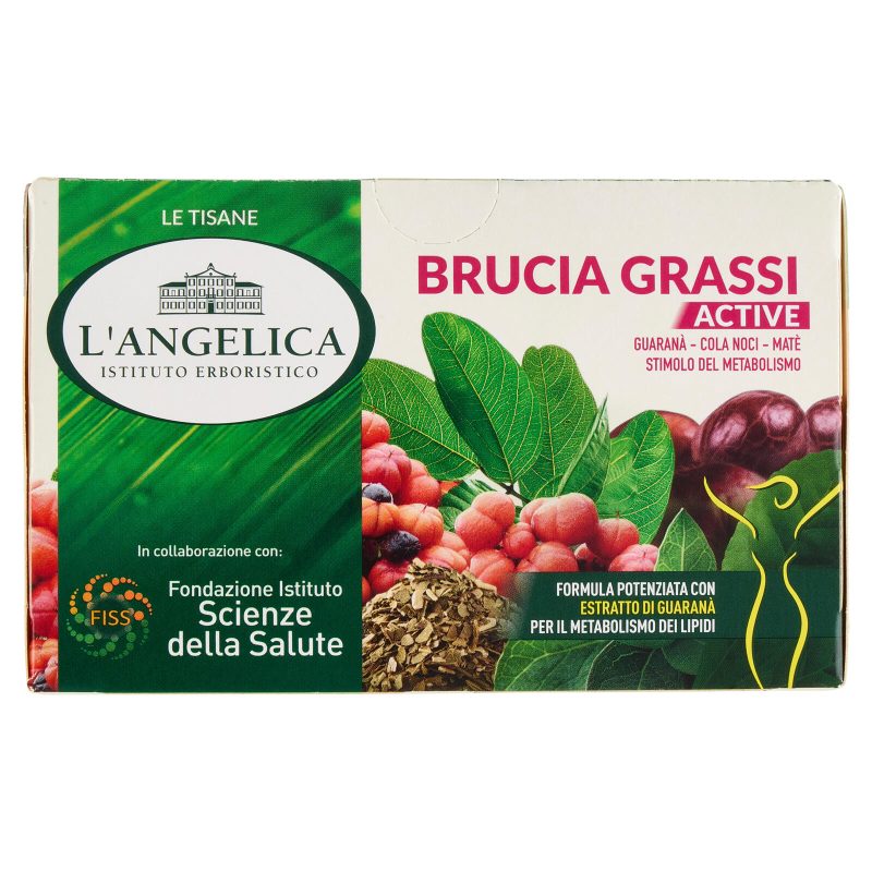 L'Angelica Le Tisane Brucia Grassi Active 18 Filtri 32,4 g