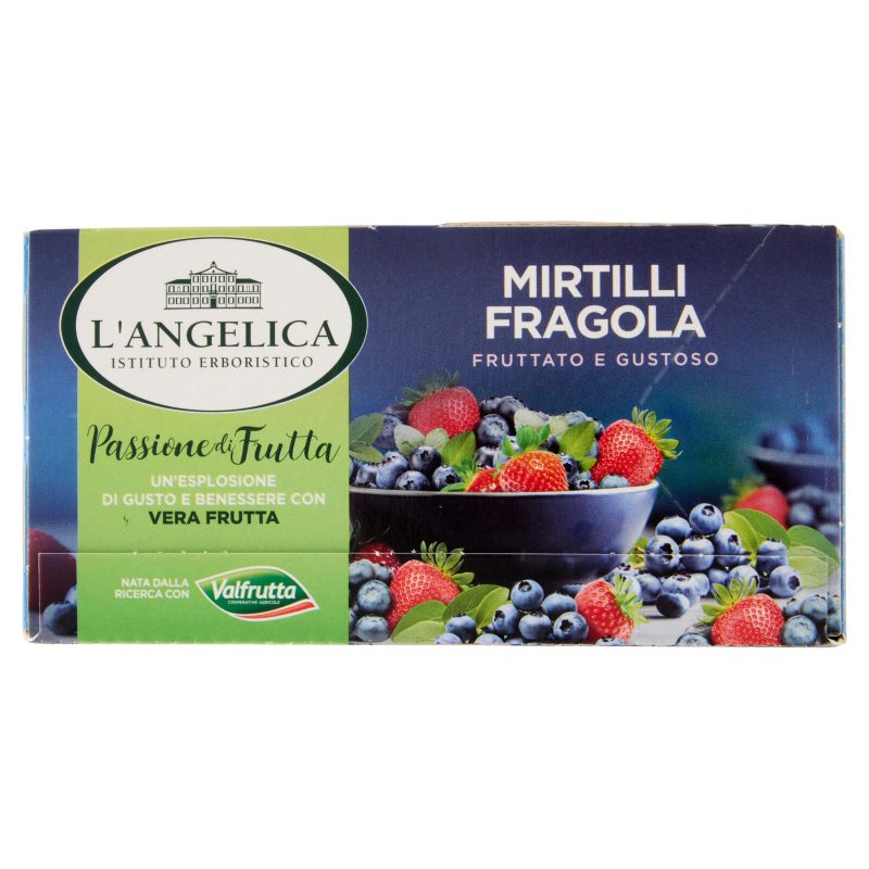 L'Angelica Passione di Frutta Mirtilli Fragola 15 Filtri 28,5 g