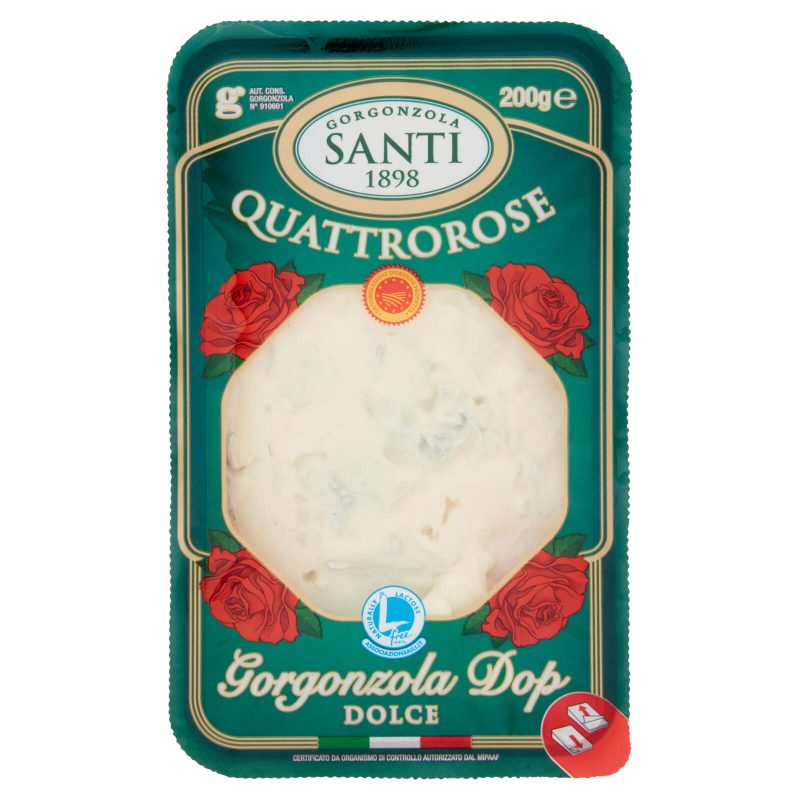 Gorgonzola Santi Quattrorose Gorgonzola Dop Dolce 200 g