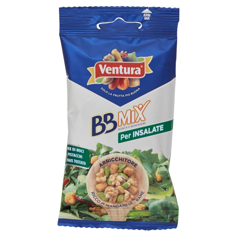 Ventura BBMix per Insalate Mix di Noci, Pistacchi e Mais Tostato 42 g