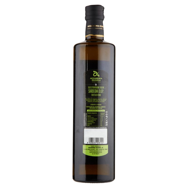 Accademia Olearia Olio Extravergine di Oliva Sardegna DOP Fruttato Verde 750 ml