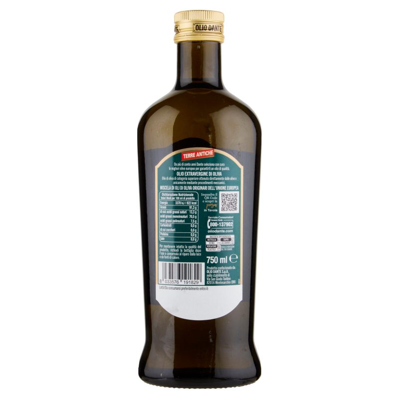 Dante Olio Extravergine di Oliva Terre Antiche 750 ml