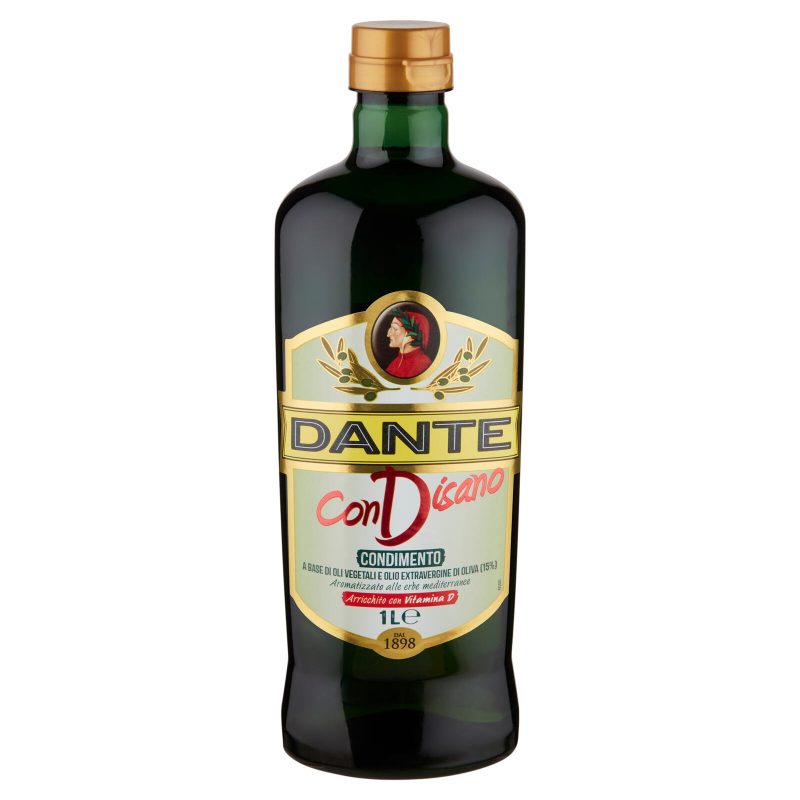 Dante ConDisano Condimento Aromatizzato alle ebre mediterranee 1 L