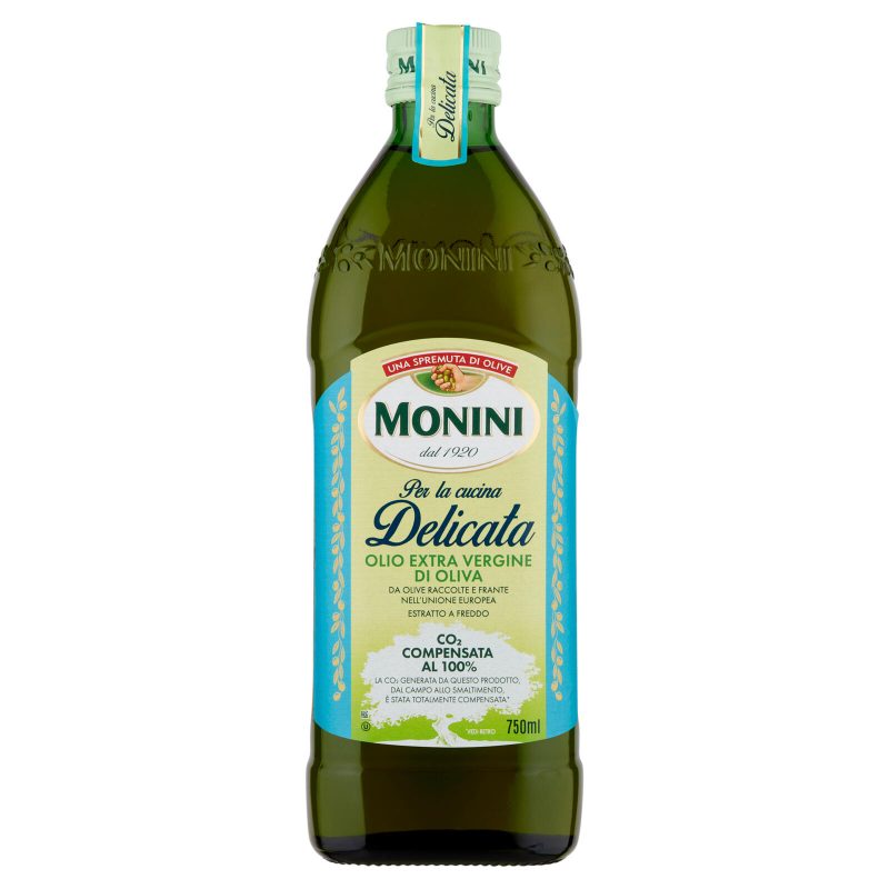 Monini per la cucina Delicata Olio Extra Vergine di Oliva 750 ml