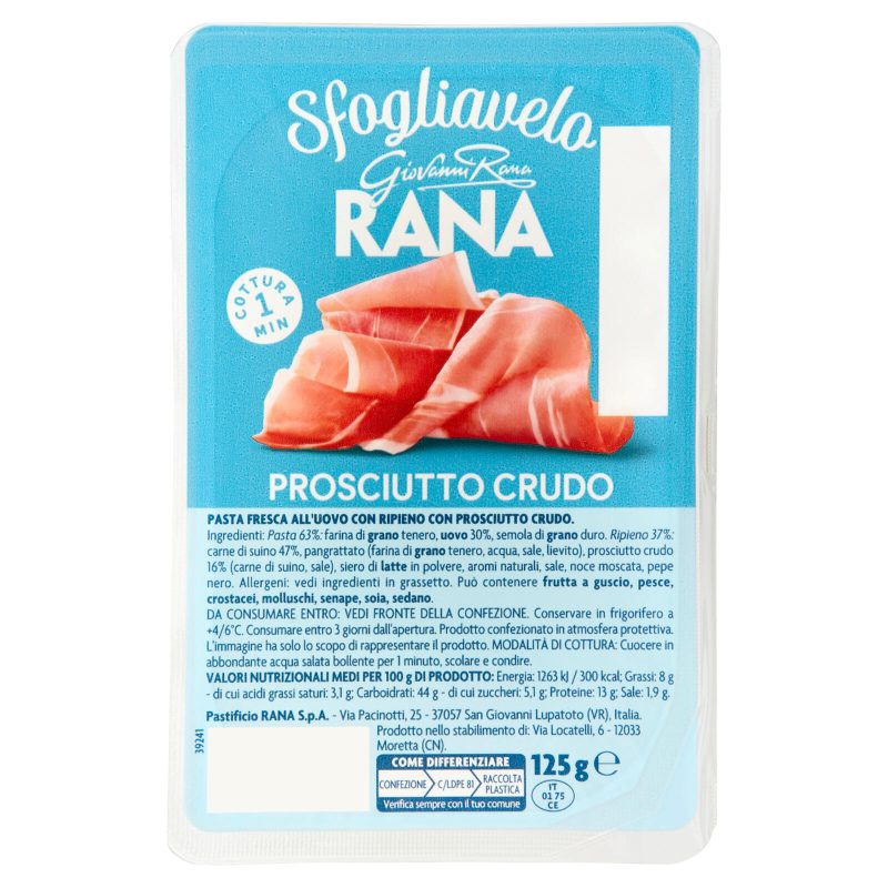 Giovanni Rana Sfogliavelo Prosciutto Crudo 125 g