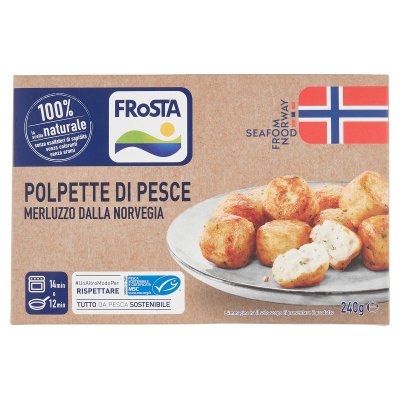 FRoSTA Polpette di Pesce Merluzzo dalla Norvegia 240 g