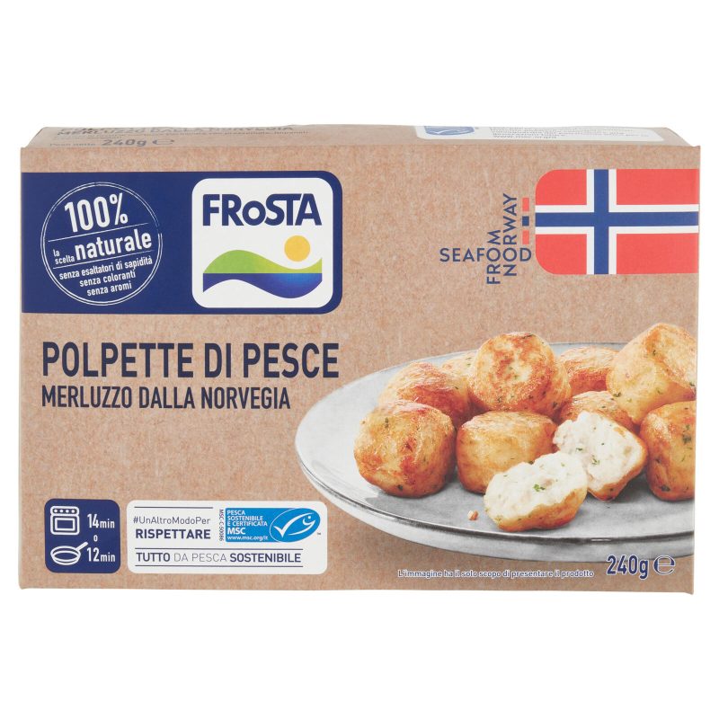 FRoSTA Polpette di Pesce Merluzzo dalla Norvegia 240 g