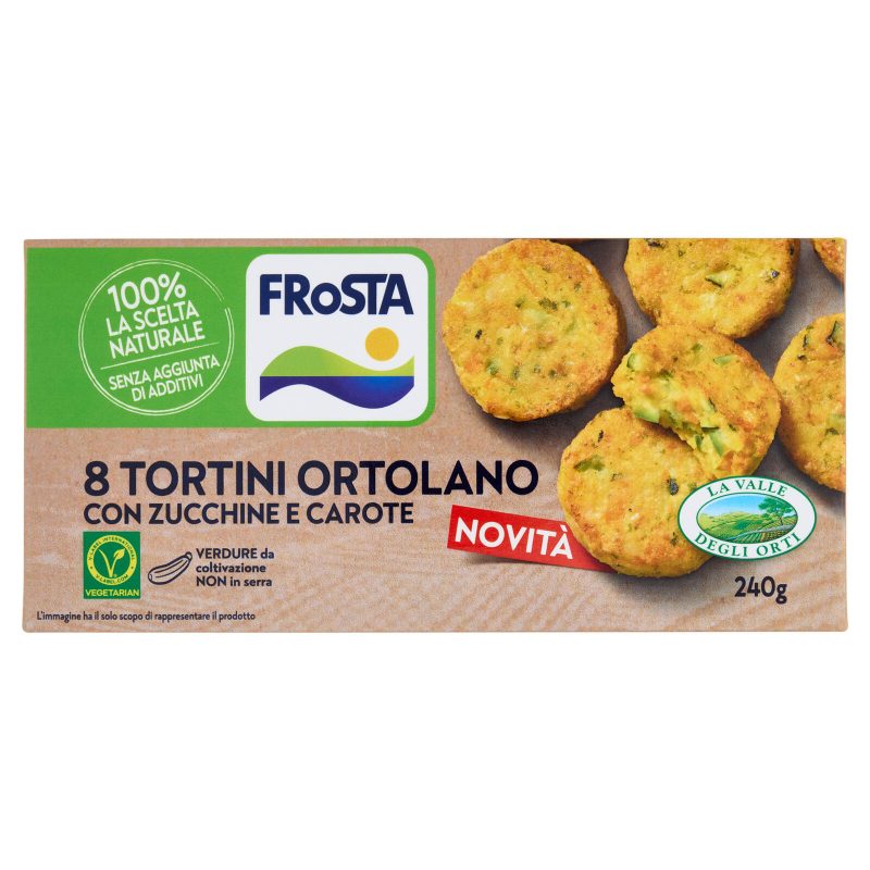 FRoSTA 8 Tortini Ortolano con Zucchine e Carote 240 g