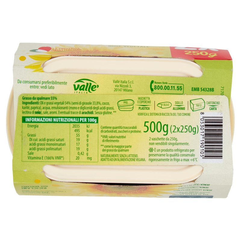 Vallé Naturalmente 2x250 g