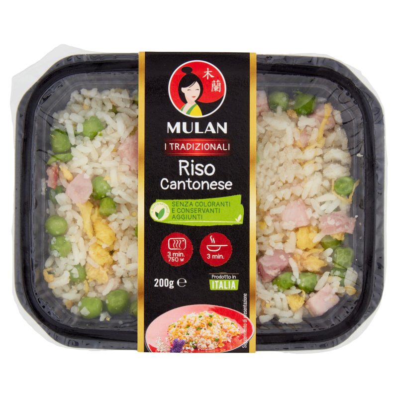 Mulan I Tradizionali Riso Cantonese 200 g