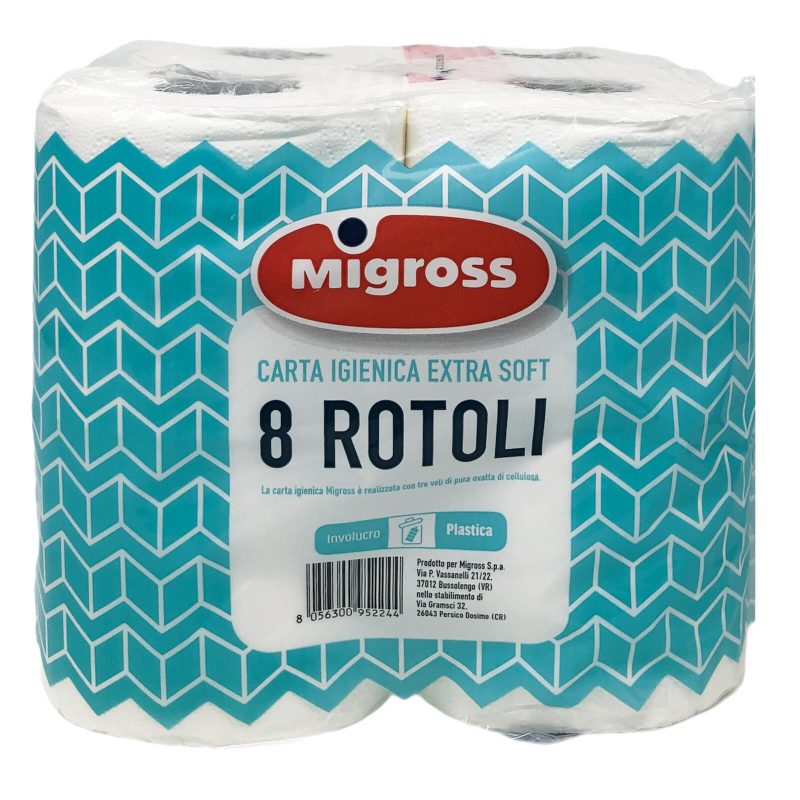 Migross Carta igienica extra soft 3 veli x8