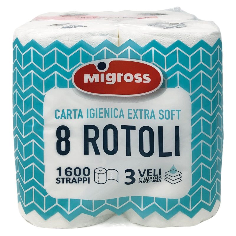 Migross Carta igienica extra soft 3 veli x8