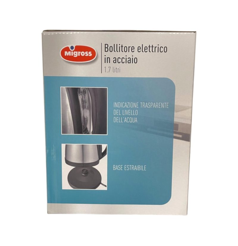 Migross Bollitore elettrico 1,7 L