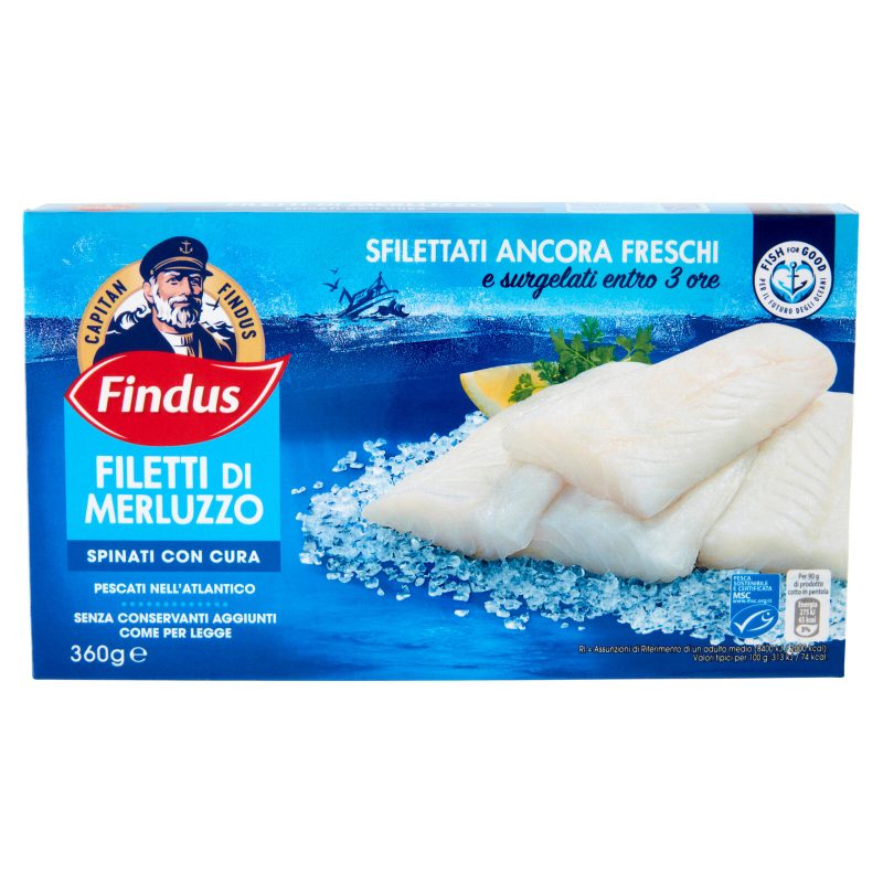 Capitan Findus Filetti di Merluzzo 360 g