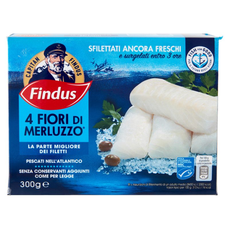 Capitan Findus 4 Fiori di Merluzzo 300 g