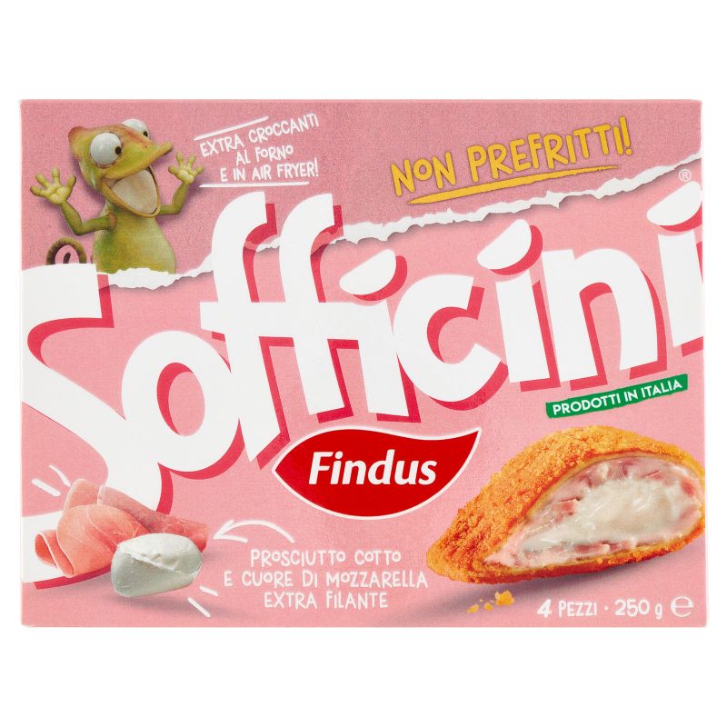 Sofficini Findus 4 Sofficini Prosciutto Cotto Più Mozzarella 250 g