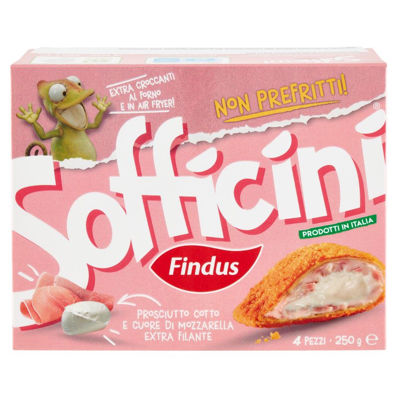 Sofficini Findus 4 Sofficini Prosciutto Cotto Più Mozzarella 250 g