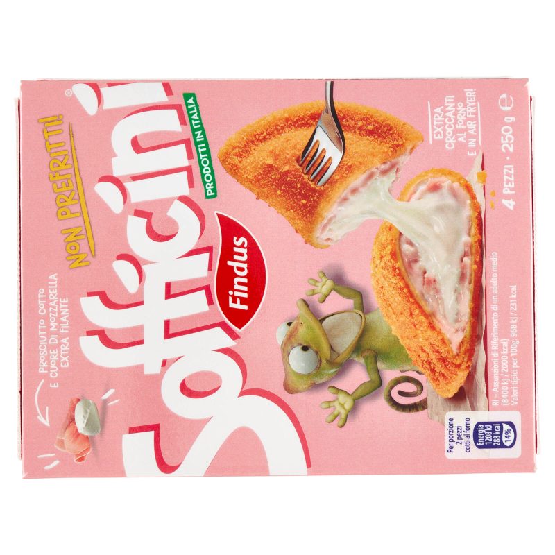 Sofficini Findus 4 Sofficini Prosciutto Cotto Più Mozzarella 250 g