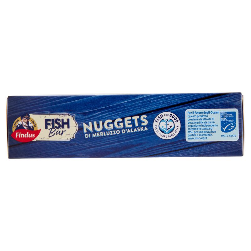 Capitan Findus Fish Bar Nuggets di Merluzzo D'Alaska 245 g