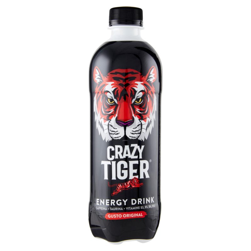 Crazy Tiger Energy Drink Gusto Original 500 ml