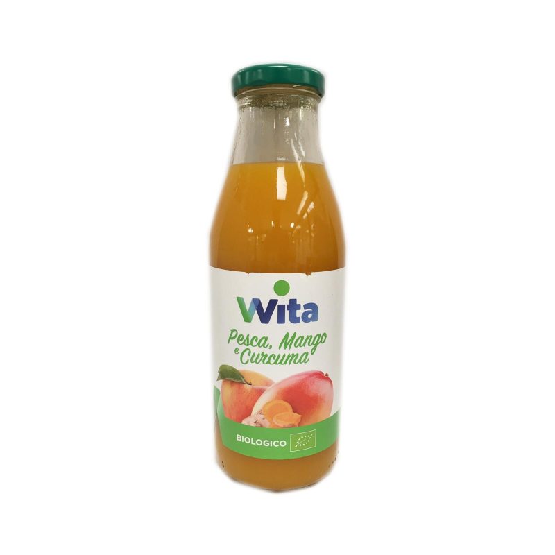 Wita Bio Bevanda Pesca, Mango e Curcuma 500 ml