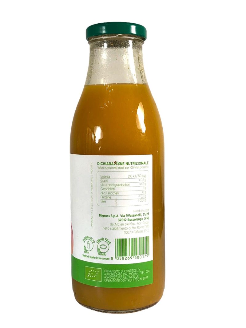 Wita Bio Bevanda Pesca, Mango e Curcuma 500 ml