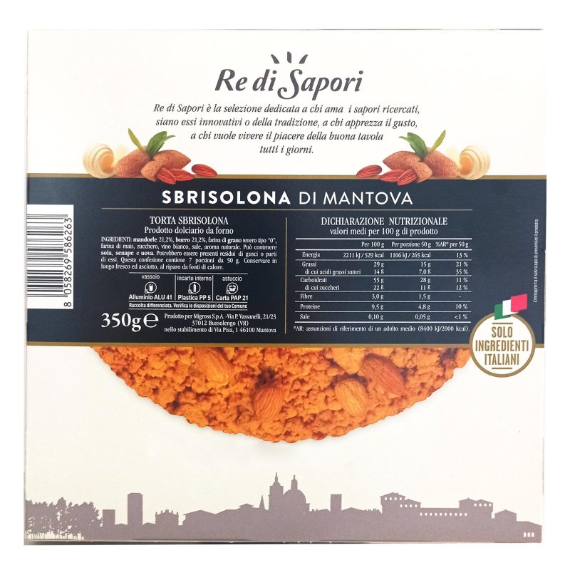 Re di Sapori Sbrisolona di Mantova 350 g