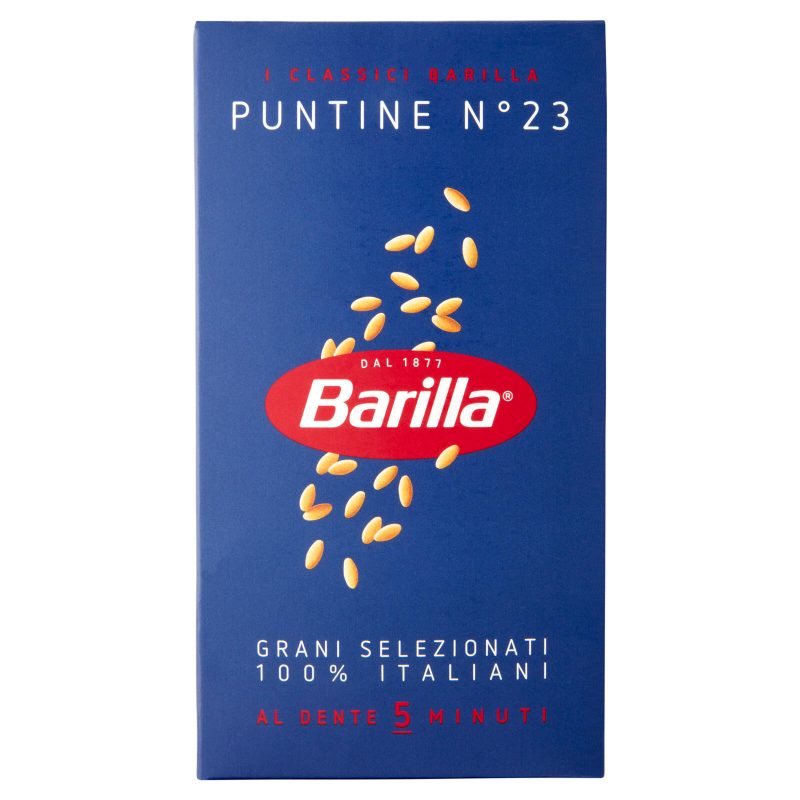 Barilla Pasta Puntine n.23 100% Grano Italiano 500 g