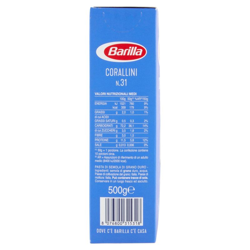 Barilla Corallini n. 31 500 g