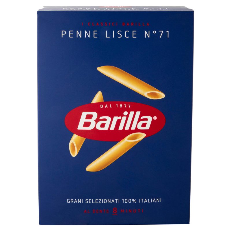 Barilla Pasta Penne Lisce n.71 100% Grano Italiano 500 g