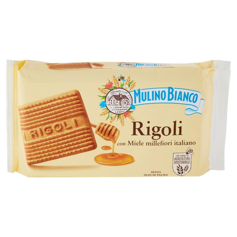 Mulino Bianco Rigoli Biscotti con Miele Millefiori Italiano 400g