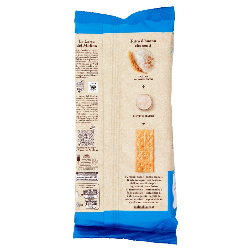 Mulino Bianco Cracker non Salati con Farina Sostenibile 500 g