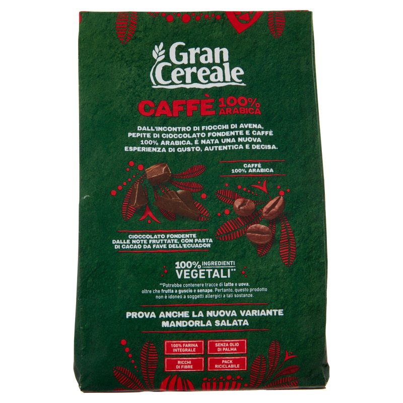 Gran Cereale Biscotti con Caffè 100% Arabica e Cioccolato Fondente 280 g