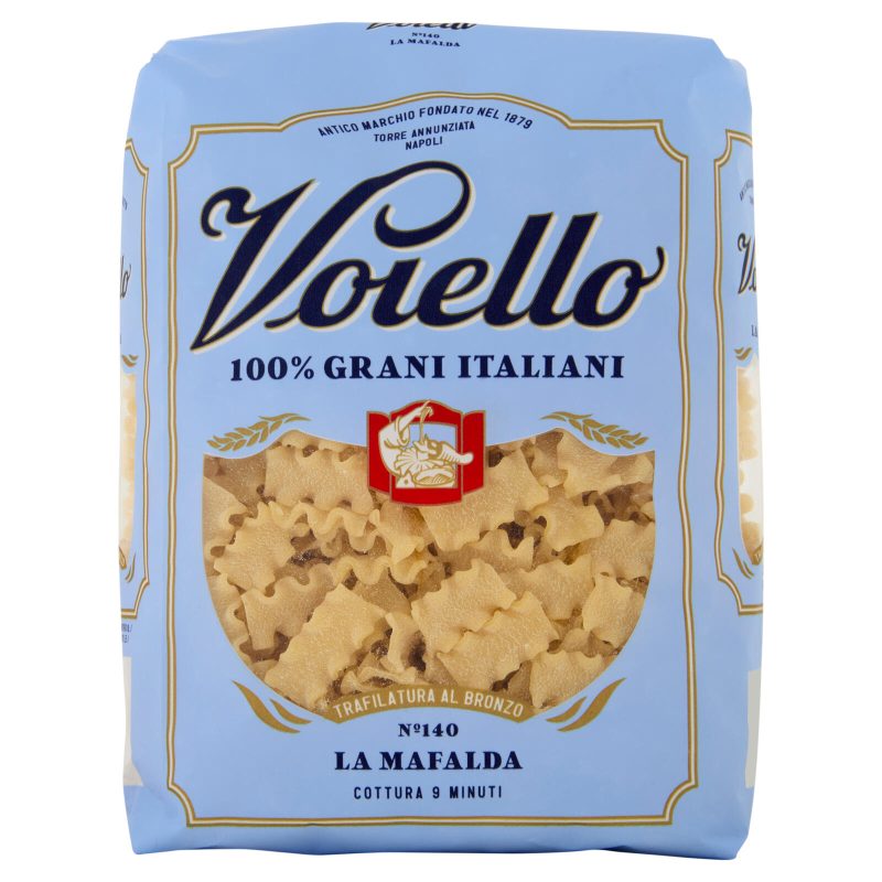 Voiello Pasta La Mafalda N°140 Grani 100% Italiani Trafilata Bronzo 500g