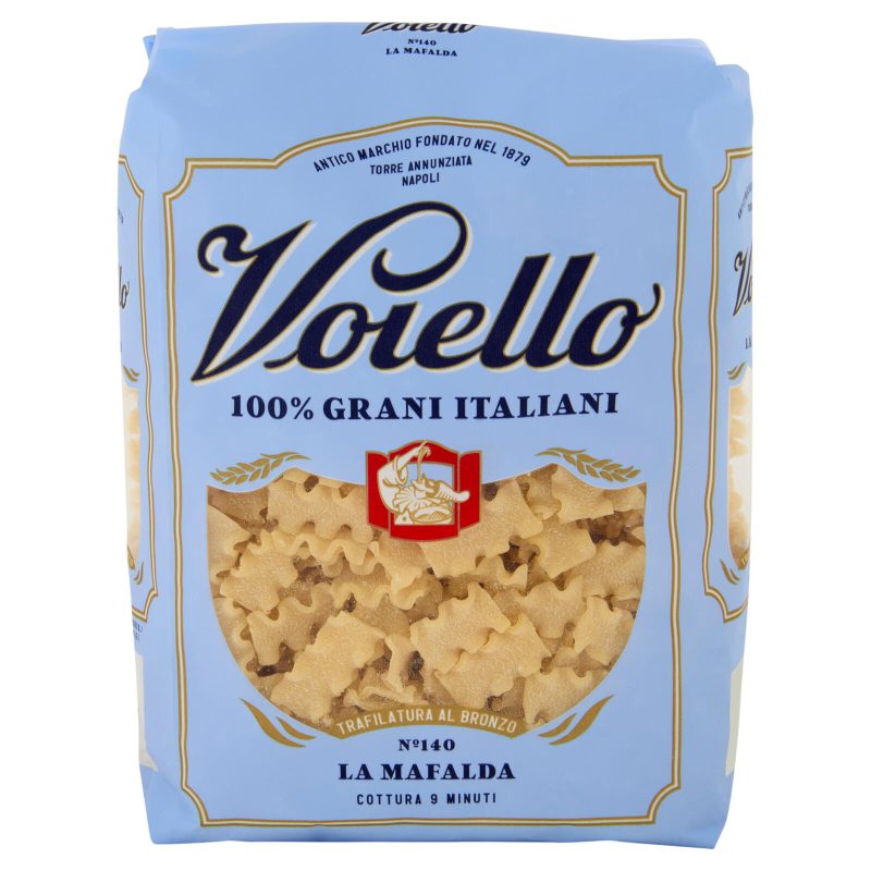 Voiello Pasta La Mafalda N°140 Grani 100% Italiani Trafilata Bronzo 500g