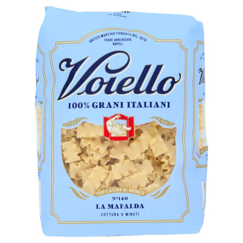 Voiello Pasta La Mafalda N°140 Grani 100% Italiani Trafilata Bronzo 500g