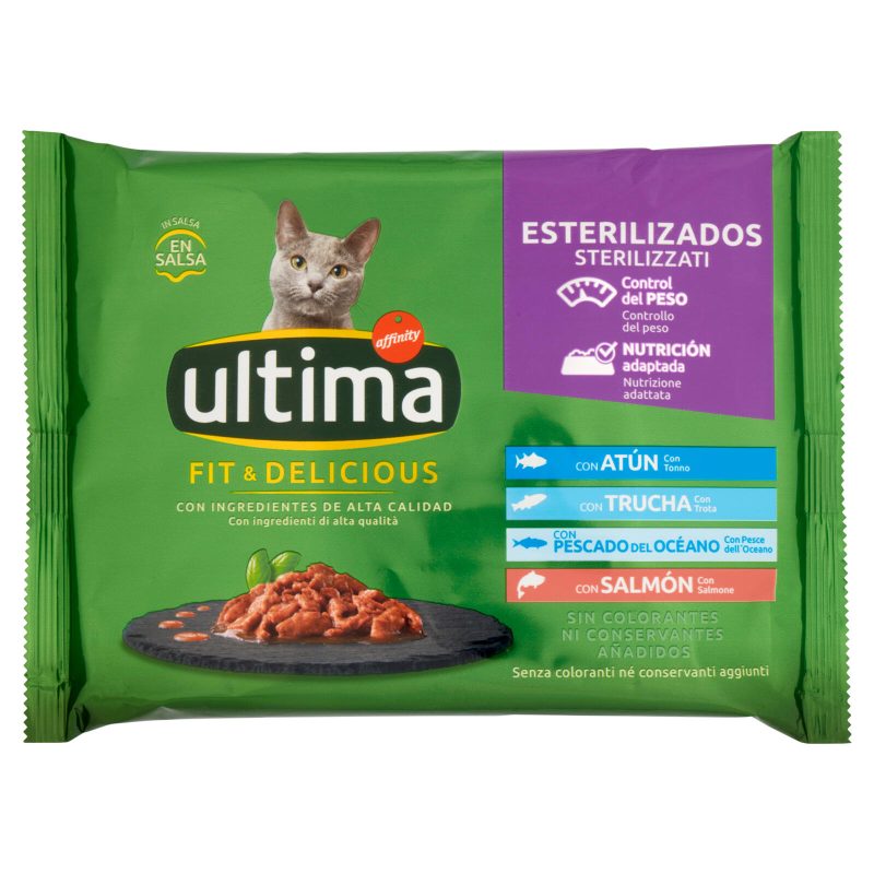 ultima Cat Fit & Delicious Sterilizzati 4x85 g