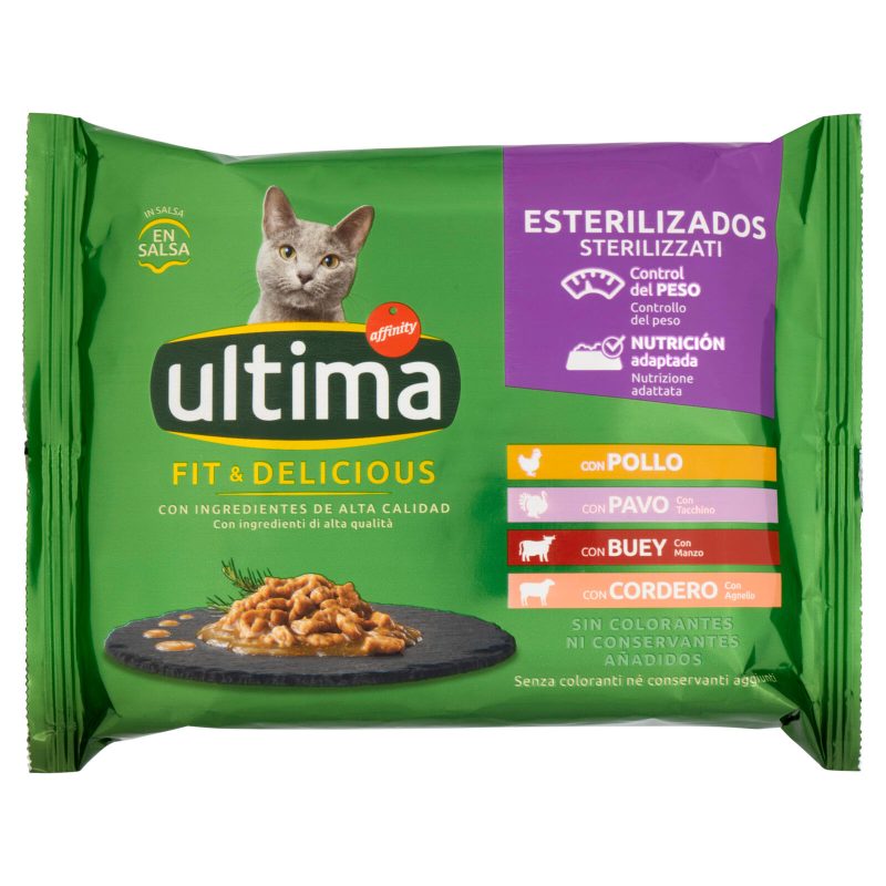 ultima Cat Fit & Delicious Sterilizzati 4x85 g