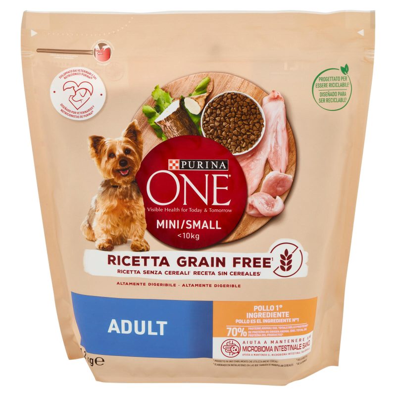 PURINA ONE Mini/Small Grain Free Adult Pollo 1,2 kg