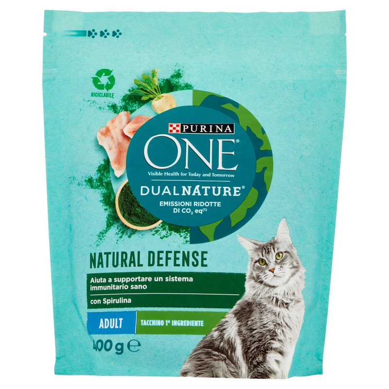 PURINA ONE Dual Nature Adult Tacchino 400 g