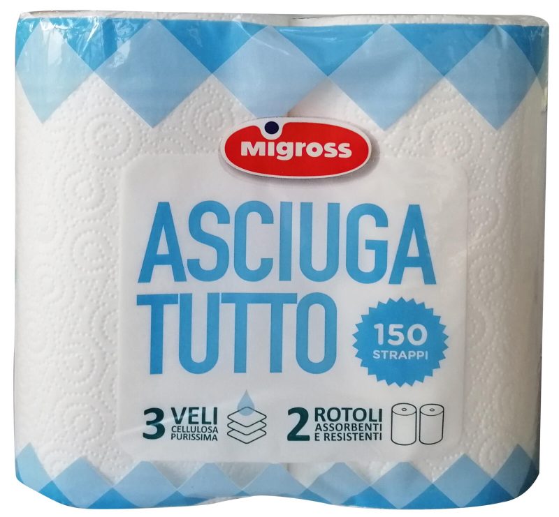 Migross Asciugatutto 2 rotoli 3 veli